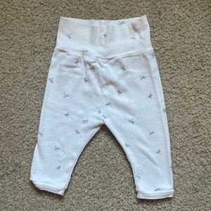 Zara size 3-6 leggings with dragonfly print